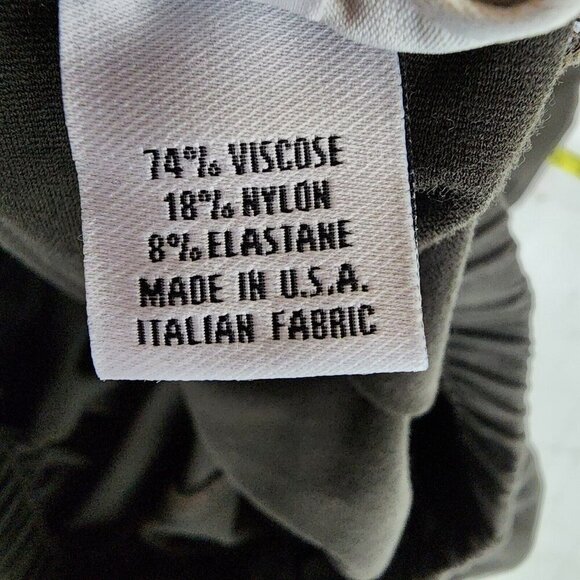 Bryn Walker Medium Olive Green Gray Lantern Pants Balloon Parachute Lagenlook - Picture 8 of 10